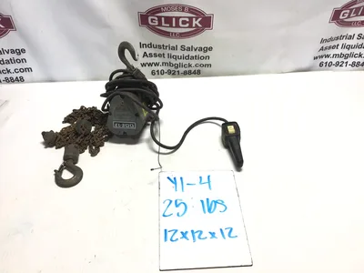 Aro EL-300 Electric Chain Hoist Maximum Capacity 300Lbs