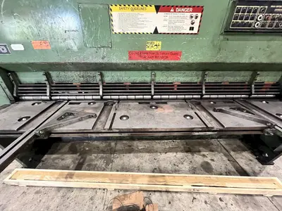 10' X 1/2" CINCINNATI HS500 HYDRAULIC SHEAR WITH FOPBG: STOCK #21757