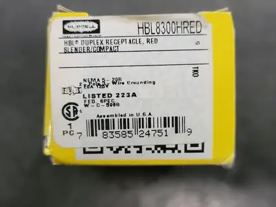 NEW HUBBELL HBL8300HRED
