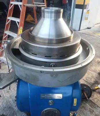 Macfuge 711 NOPT 3S self-cleaning biodiesel purifier, 316SS.
