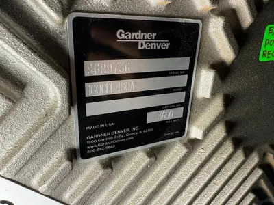 USED GARDNER DENVER 160CDL480A