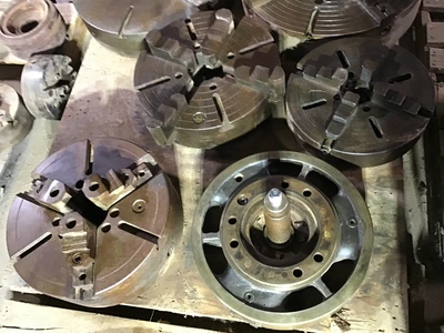 Lot of Lathe Chucks