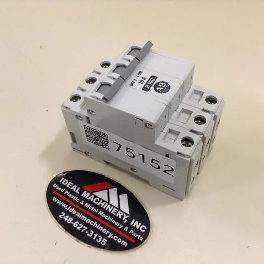 Used ALLEN BRADLEY 1492-CB3/H100 SER B Circuit Breakers Michigan US | Ideal Machinery #709494