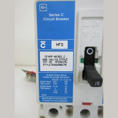 15A Cutler-Hammer HFD Breaker