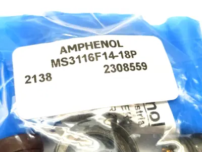 New | in-Stock Amphenol MS3116F14-18P Electrical Fittings Michigan US | Maverick Industrial Sales #1496207