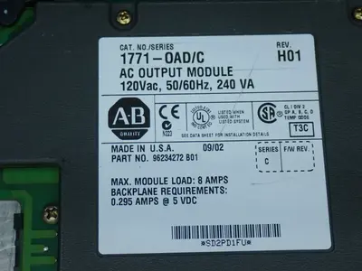 USED ALLENBRADLEY 1771ASB
