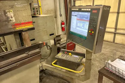 320 TON X 10' ACCURPRESS MODEL #732010 ADVANTAGE HYDRAULIC PRESS BRAKE, W/ ETS 3000 CONTROLS, NEW 2010: YOBRO #24910