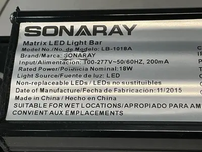 USED SONARAY LB-1018A
