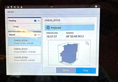 Used 2017 HP Jet Fusion 3D 4200 3D Printers ES | Galico auction group #1388779