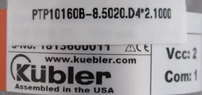 NEW KUBLER PTP10160B-8.5020.D4*2.1000 ENCODER PTP10160B85020D4 21000