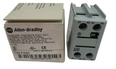 A / B 100-FA20 AUXILIARY CONTACT SERIES B LOT OF 17 NEW, SURPLUS