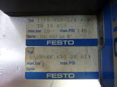 USED FESTO IFB8-02