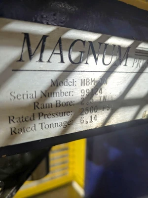 USED 1999 MAGNUM MAGNUM HBM-6A PRESS