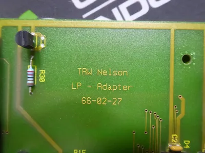 TRW Nelson 66-02-27 Stud Welder Control Panel LP Adapter Board Used