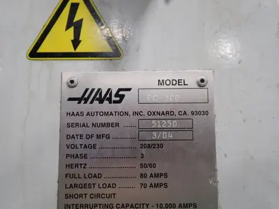 USED 2004 HAAS EC300