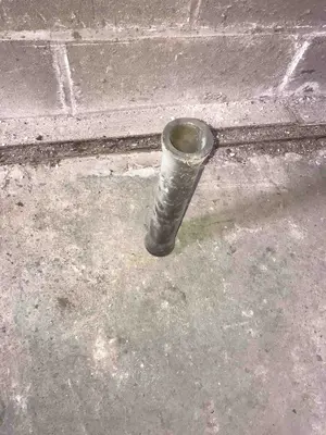 40mm Dia QVF Pipe Section; PS 1.5/300