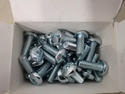 1/4-20 X 3/4" Round Combination Machine Screw (Box of 100)