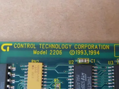 USED CONTROL TECHNOLOGY CORPORATION 2206-2