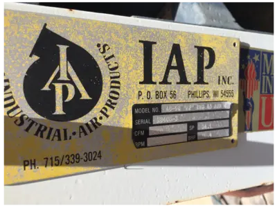 USED INDUSTRIAL AIR PRODUCTS 40-96 HP DES. 45 ARR 4