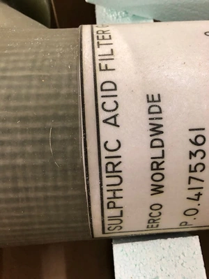 Sulphuric Acid Filter, New Storeroom Spare
