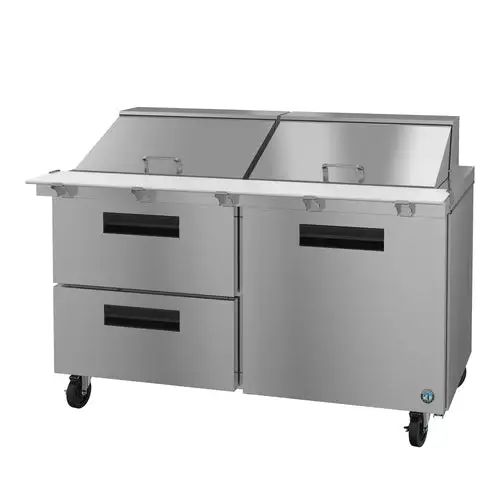 Hoshizaki SR60B-24MD2 60" Steelheart Mega Top Sandwich/Salad Prep Table w/ Refrigerated Base, 115v
