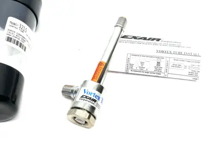 USED EXAIR STAINLESS STEEL VORTEX TUBE 15 SCFM/425 SLPM