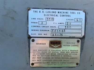 Used LEBLOND 2516127 HEAVY DUTY Engine Lathes Ohio US | HGR 24 #1249335