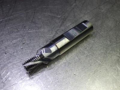 SECO 1/4x18 4 Flute Coolant Thru Carbide Thread Mill TM-1/4x18NPTF-16R5 (LOC1285B)