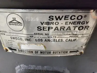 USED SWECO LS48S88