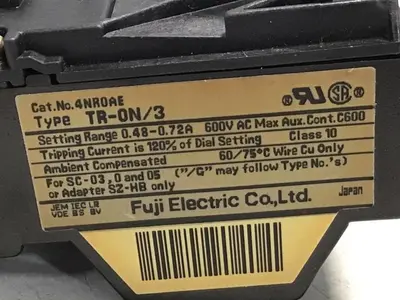 USED FUJI ELECTRIC TR-ON/3 4NROAE