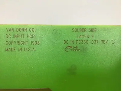 USED VAN DORN PC330-037
