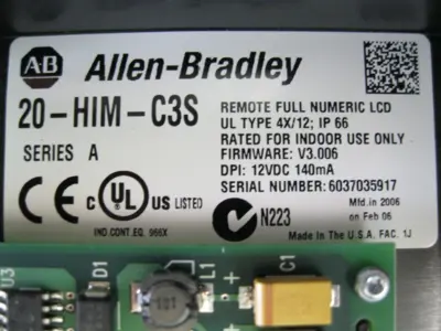 USED Allen Bradley 20-HIM-C3