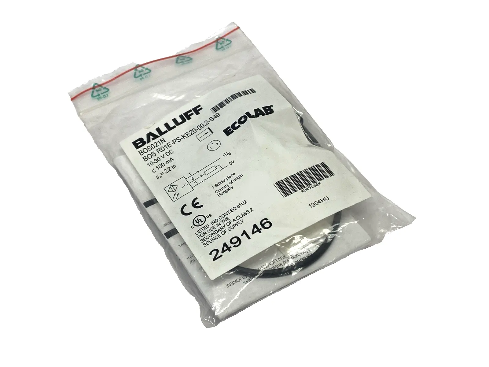 NEW BALLUFF BOS R01E-PS-KE20-00,2-S49, BOS021N