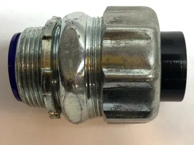 New | in-Stock Thomas & Betts Bullet 3/4" Straight Steel Liquidtight Conduit Connector Electrical Fittings Michigan US | Maverick Industrial Sales #1398413