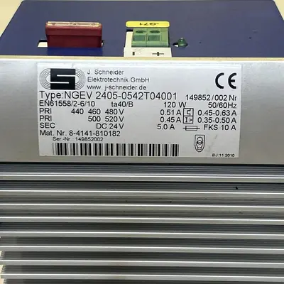 USED SCHNEIDER ELEKTROTECHNIK NGEV2405-0542T04001