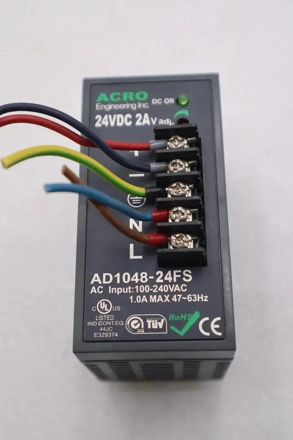 ACRO AD1048-24FS Rail Type Switching Power Supply 24V 2A STOCK K-2995-A