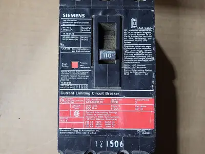 USED SIEMENS CED63B110