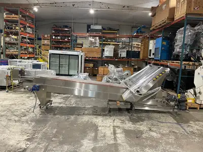 Used Shibuya Hoppman EP35 Elevator Prefeeder Bottle Feed Hopper Elevator Michigan US | Maverick Industrial Sales #1390575