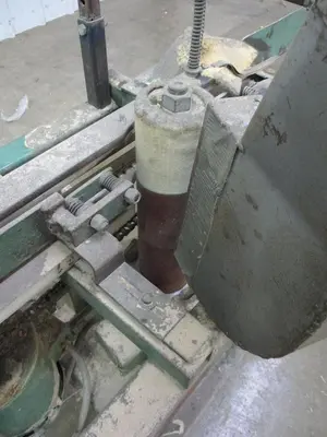 CLINE MACHINE DOUBLE-SIDED FEED-THRU "PUMP/PNEUMATIC SLEEVE" SMALL PARTS SANDER