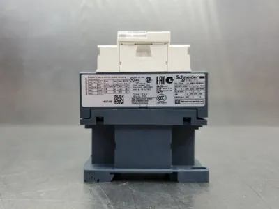 Schneider Electric LC1D18 Contactor, 600V Coil 32A 3-15HP. 4B-36