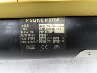 Atlas Copco 4230 1904 80 Electric Servo Nutrunner Drive Unit Only 4232 1540 80