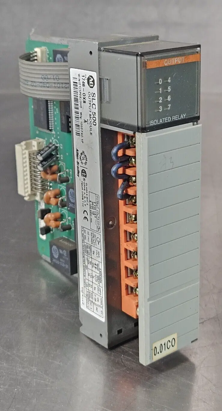 Allen Bradley 1746-0X8 SerA SLC500 Output Module (BIN733)