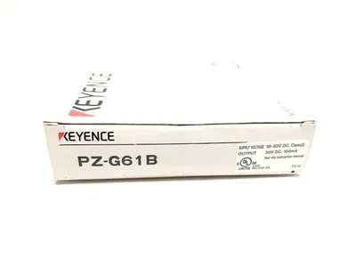 PZ-G61B | Keyence  Threaded Mount Retro-Reflective Photoelectric Sensor 2m Cable - New