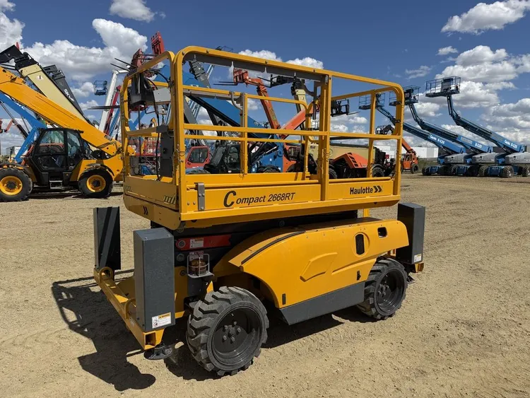Used 2025 HAULOTTE 2668RT ROUGH TERRAIN SCISSOR LIFT Scissor Lifters Alberta CA | Adcock Equipment #1418016