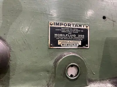 #3 KEARNEY & TRECKER MODEL #310-S-15 HORIZONTAL MILL: YOBRO #24815