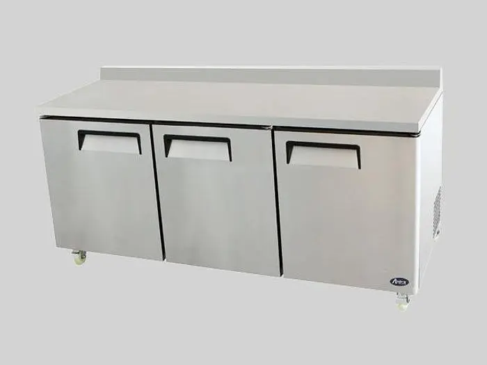72.7" THREE DOOR WORK TOP-REFRIGERATOR