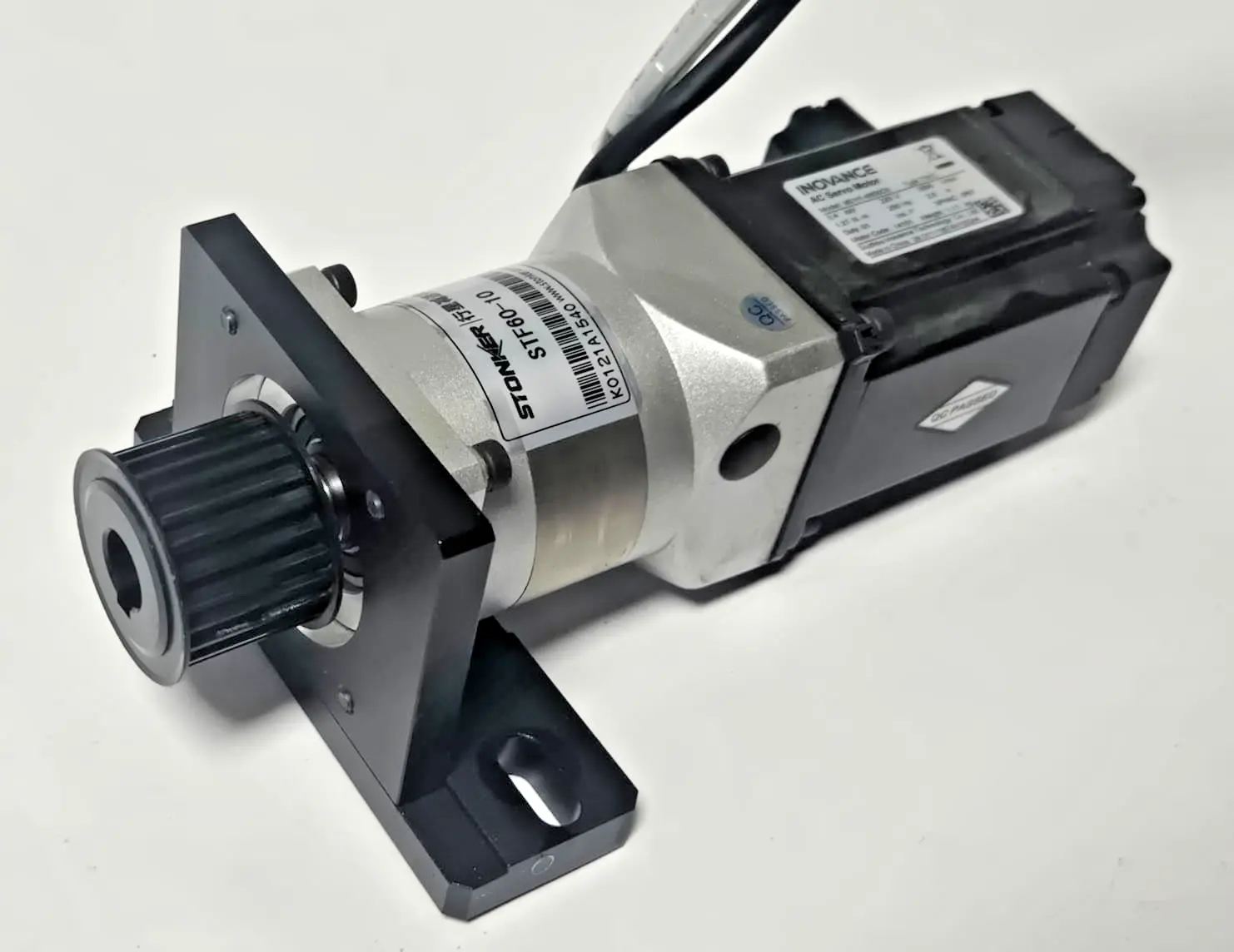 Inovance AC Servo Motor MS1H1-40B30CB Stonker Gear Reducer STF60-10