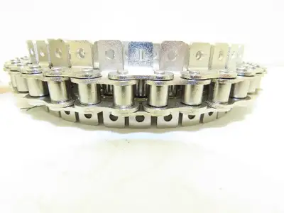Tsubaki RS40 Chain Lambda Stainless Attachment 48" 55" Long 40 Size Lot of 3