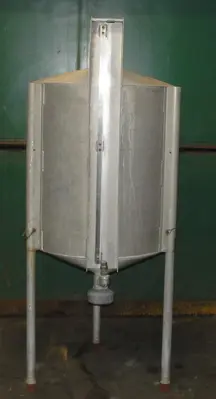 SPC7401  Tank 100 gallon vertical tank, Aluminum, conical