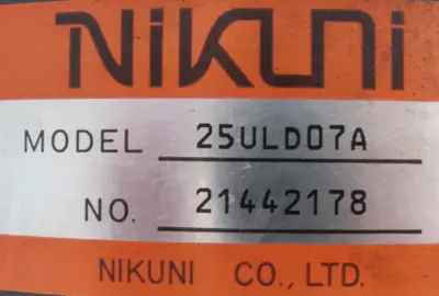 NEW NIKUNI 25ULD07A PUMP 200/220V